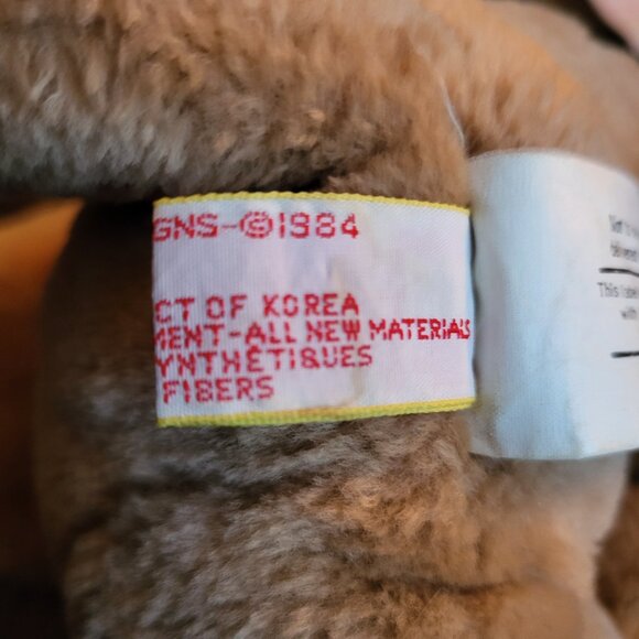 Vintage Dakin Anne Klocko Design 1984 9" Tan/Brown Plush "Cupcake" Cat - Picture 10 of 10